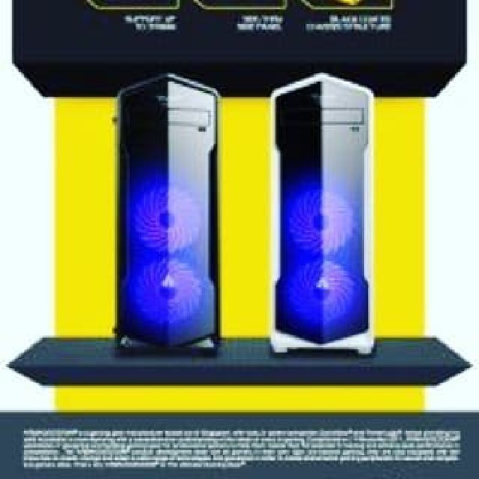 CASE / CASING PC KOMPUTER ARMAGGEDDON T5X WHITE / PUTIH