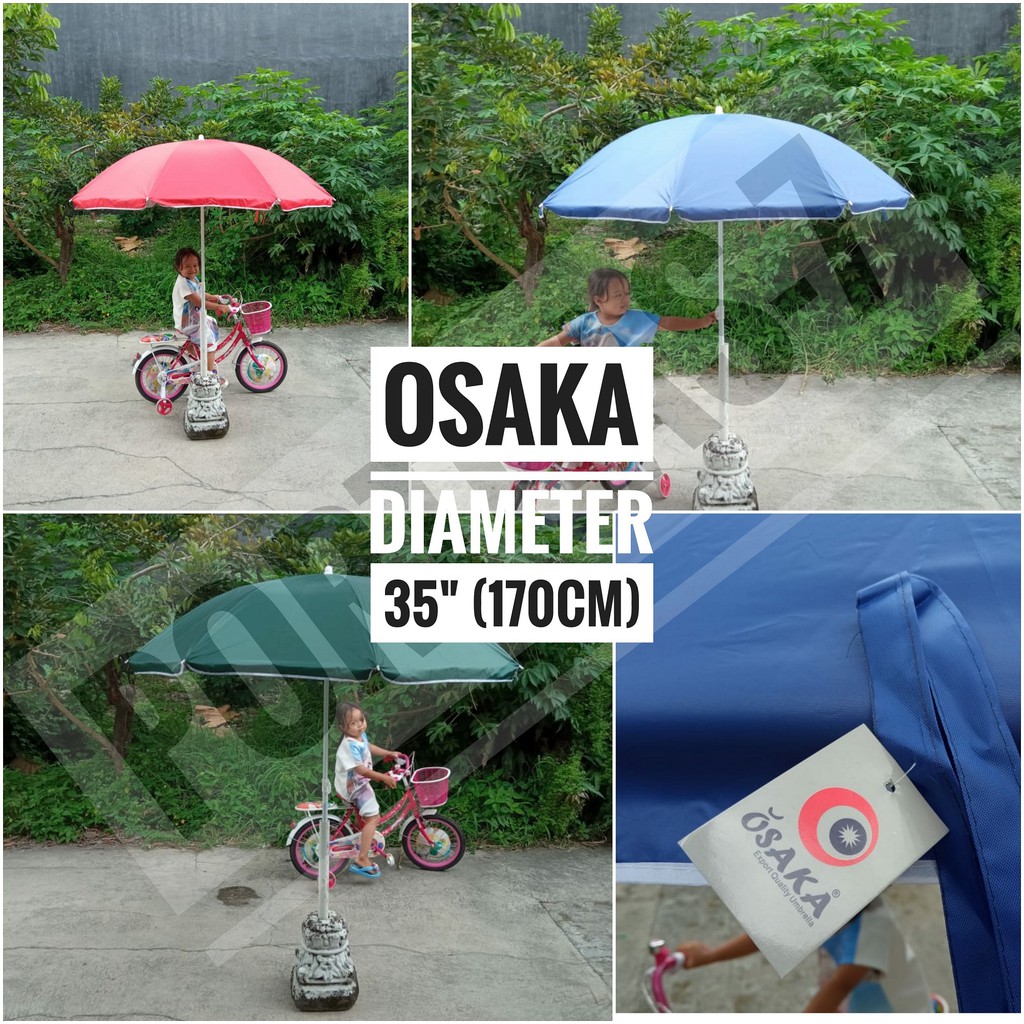 Payung Pantai Tenda Jualan Jumbo Anti UV 35''(170cm) 36''(180cm) Parasol Original Osaka/Nagoya