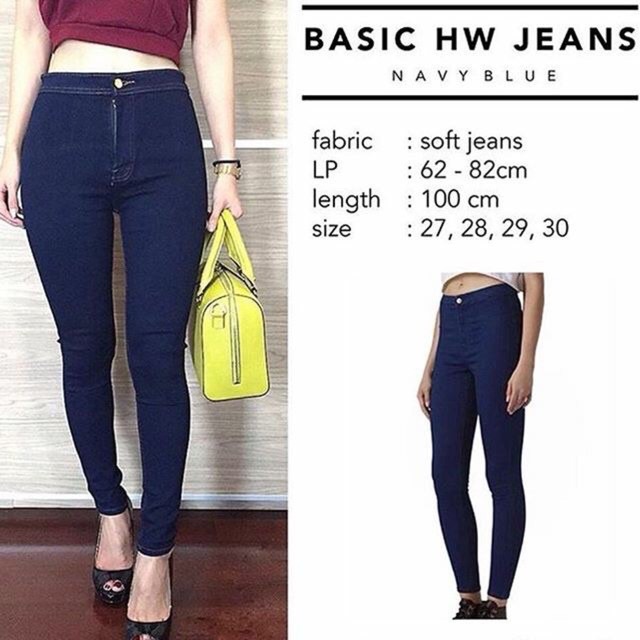 Hw highwaist jeans 27-34 / Hw Jeans Jumbo / celana jeans wanita / celana jeans cewek / celana hw / highwaist jeans