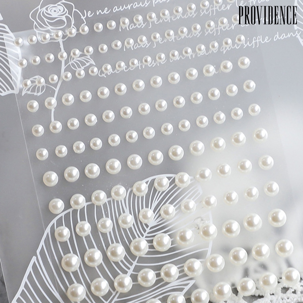 Providence Back Glue Nail Pearl Sticker 3D Effect Mini Beauty DIY Nail Art Decoration Manicure Accessory for Makeup