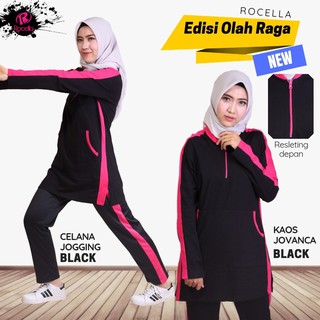 Rocella Kaos Jovanca Pakaian  Olahraga  Muslimah  Kaos 