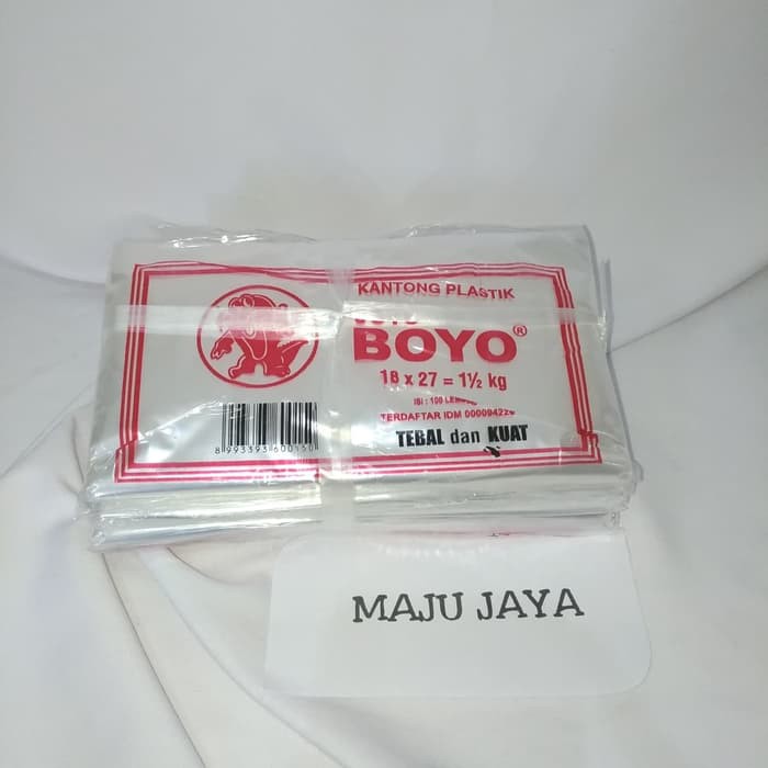 Kantong Plastik Joyo Boyo Ukuran 18x27 Satu Ikat 5 Bungkus Shopee Indonesia