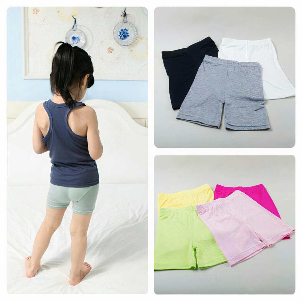 CELANA SHORT PANTS ANAK USIA 5-10 TAHUN SHORTPANTS ANAK BAHAN JERSEY KETAT DAN STREACH BISA COD