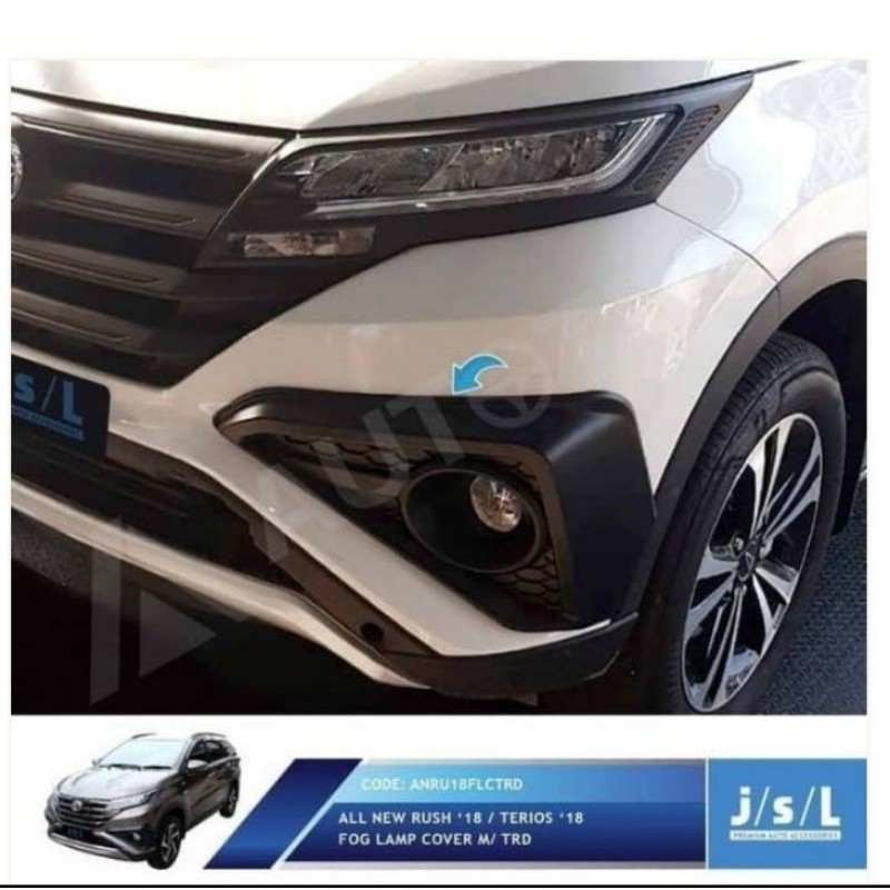 Cover Fog lamp All New Rush/Terios TRD hitam