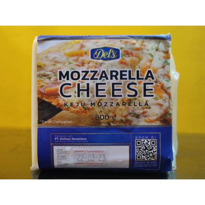 

Keju Del's Mozzarella Eurial - 800g