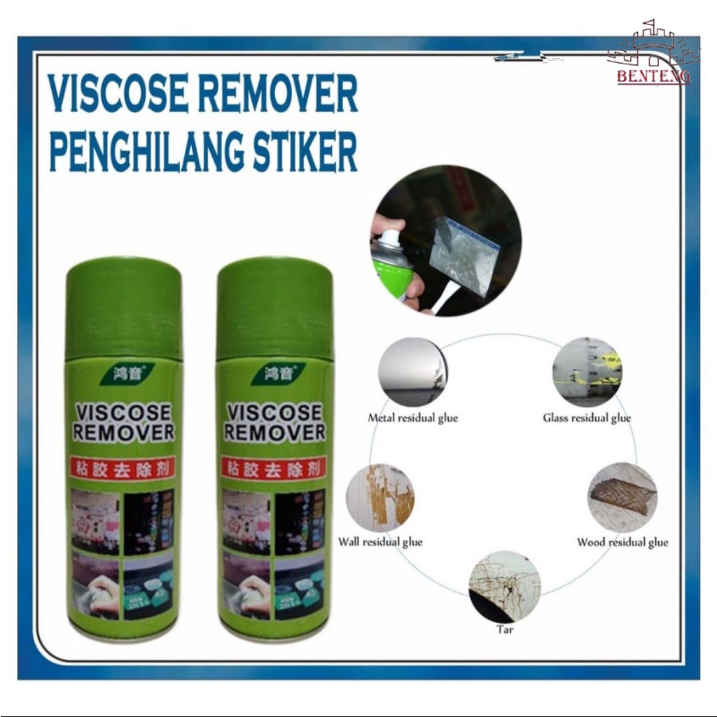 BOTNY-Penghilang Bekas Sticker Kaca Botol Spray 450ML