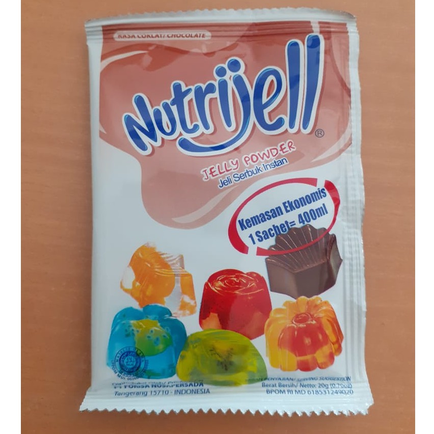 

NUTRIJELL JELLY POWDER COKLAT 20GR