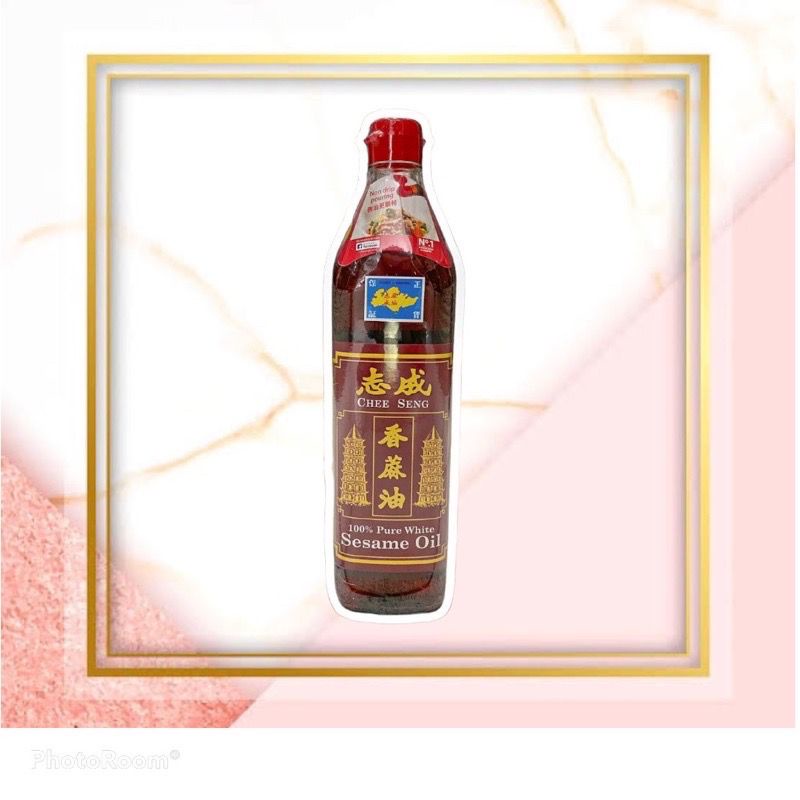 

Minyak Wijen / Pure White Sesame Oil Chee Seng Pagoda Singapore 750 ml