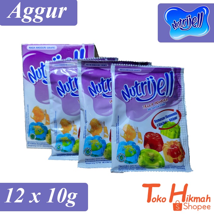 

❤ Under100 ❤ Nutrijell Jelly Powder Bubuk Serbuk Jeli Instan Ekonomis Nutrijel Halal