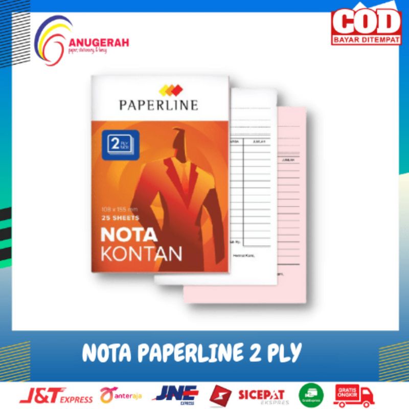 NOTA PAPERLINE 2 PLY (Kecil)(PCS)