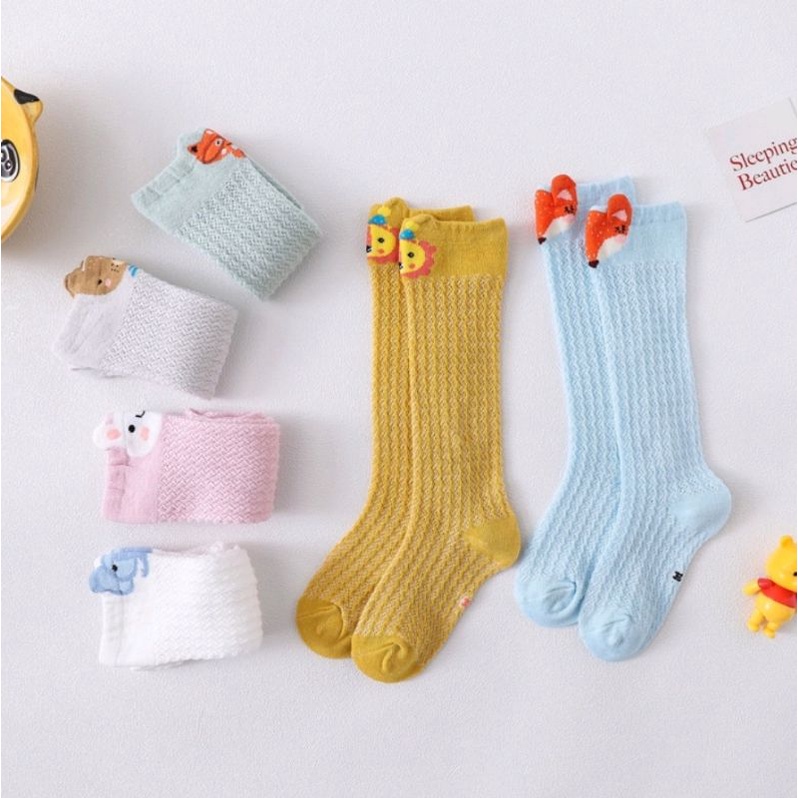 Kaos Kaki Anak Bayi Panjang Jaring Lucu Kaos Kaki Panjang Anak Perempuan Fashion Bayi Murah Import