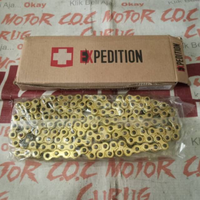 RANTAI RACING EXPEDITION ORIGINAL ORI 428 140L KLX 140 150 BF L S G D-TRACKER CRF150L WR155R VIAR TS