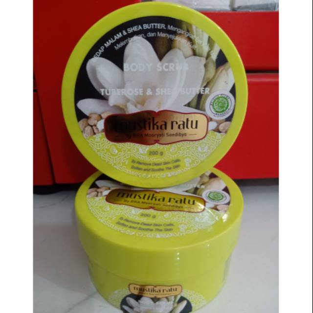 Mustika Ratu Body Scrub Tuberose & Sea Butter 200gr