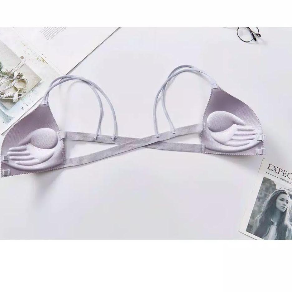Model Baru BPCIK BH Tanpa Kawat Bra Wanita Sport Jumbo Sorex Remaja Tali Crop Top Korea Underwear Br