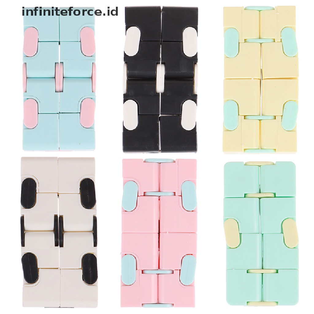 (Infiniteforce.Id) Mainan Fidget Cube Infinity Ajaib Untuk Penghilang Stress / Cemas / Fokus