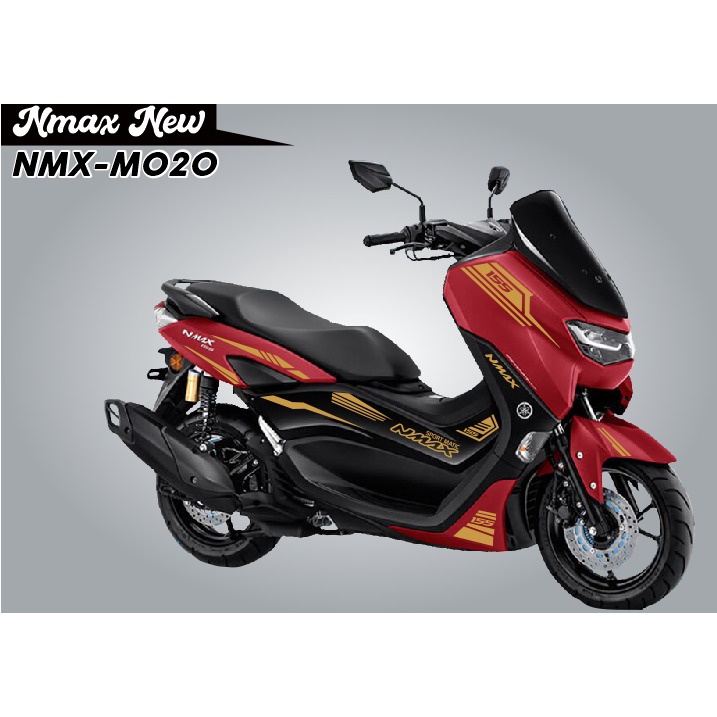 "CUTTING STIKER NMAX NEW BODY MERAH CODE NMX-M020| STIKER NEW NMAX 155 MURAH"
