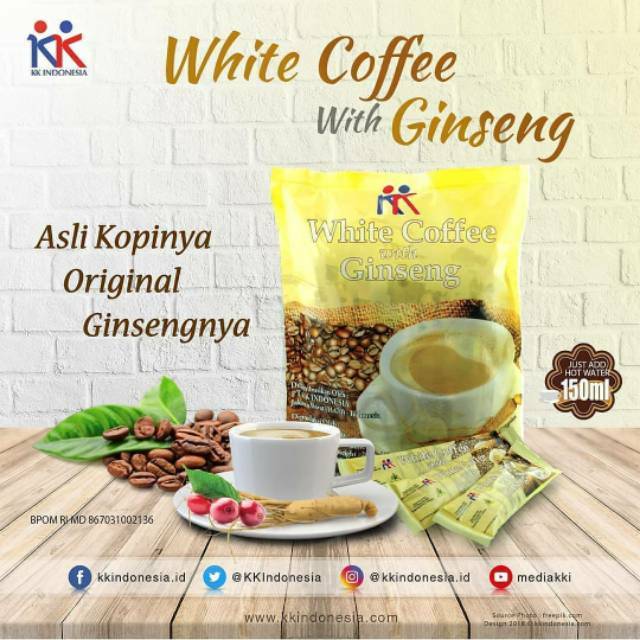 

White Coffee With Ginseng