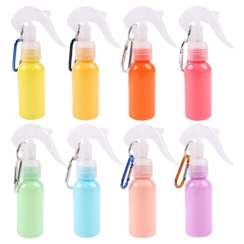 Botol Spray Transparan Portable Bentuk Labu Untuk Kosmetik