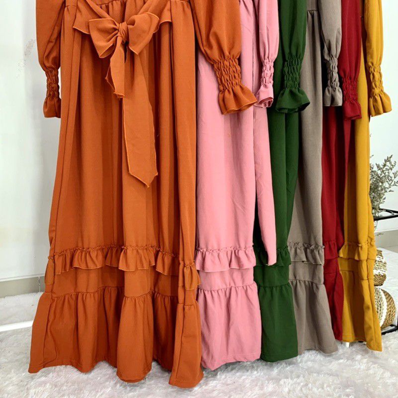 Gamis ruffel voxy