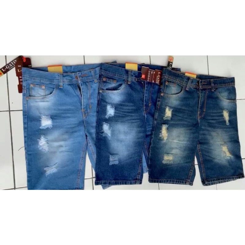 CELANA JEANS PENDEK PRIA 27-38