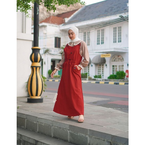 Overall Wanita Gwiyomi Model Rok Lebar