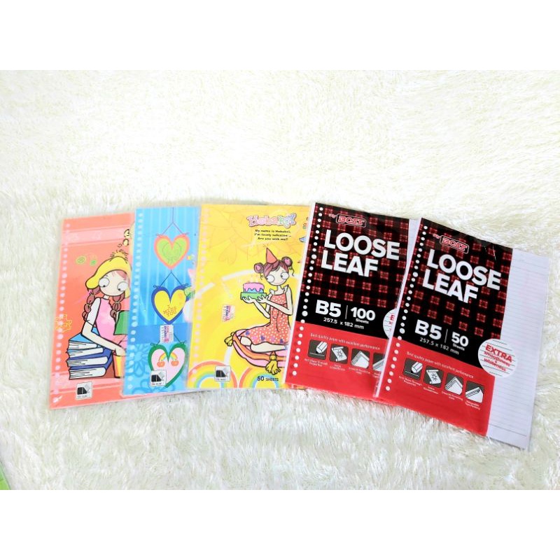 

Loose Leaf B5 50lbr Paperline/100lbr Paperline/berwarna Joyko 50lbr