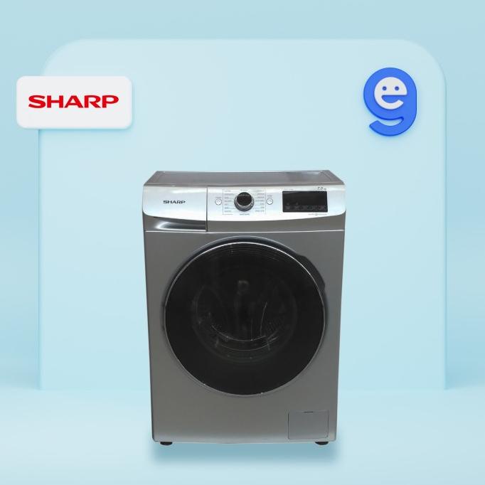 Sharp ESFL1083 Mesin Cuci Front Loading 8.5kg Silver