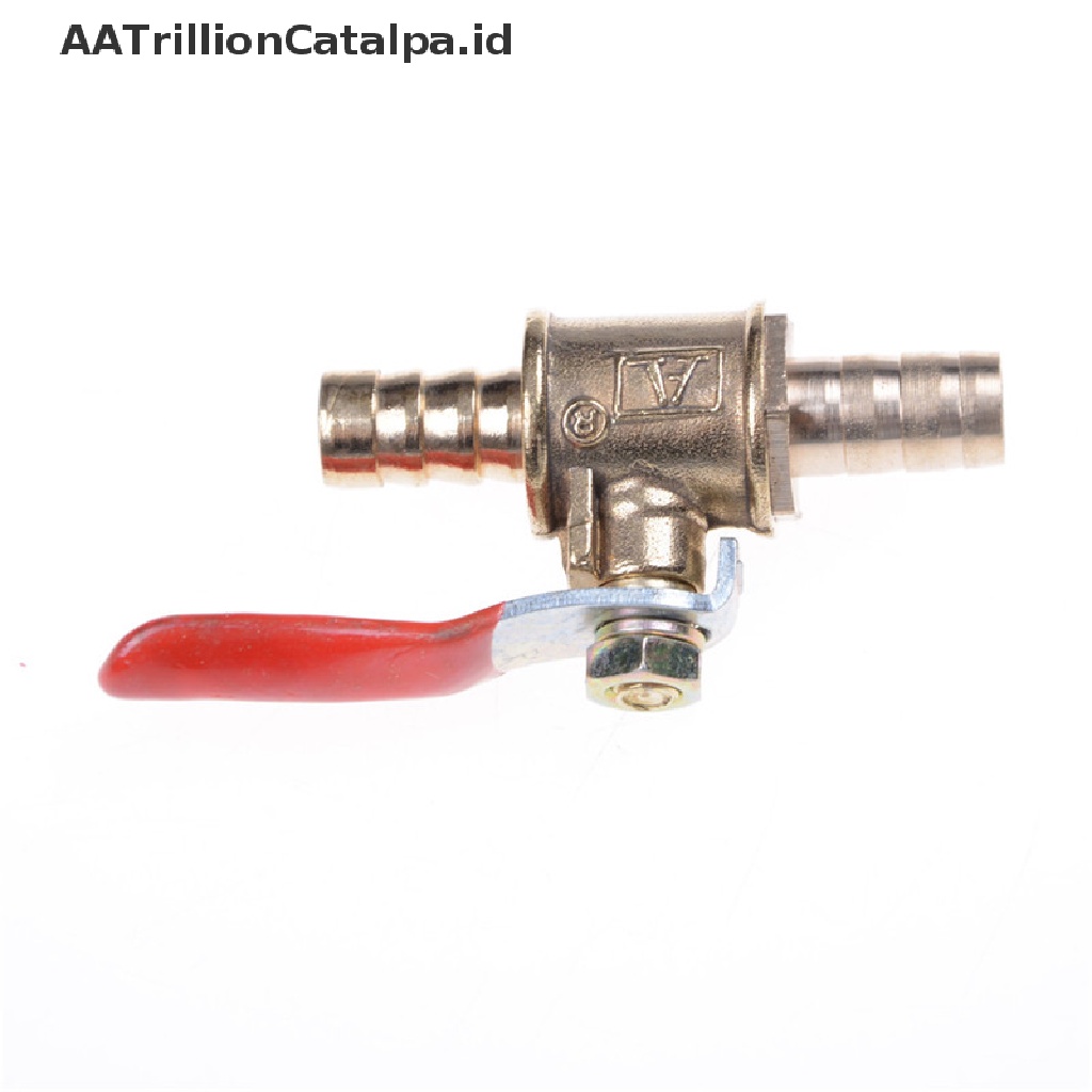 Aatrillioncatalpa Katup Bola 8mm 5 / 16 &quot;Bahan Kuningan Untuk Selang Air / Gas / Bahan Bakar