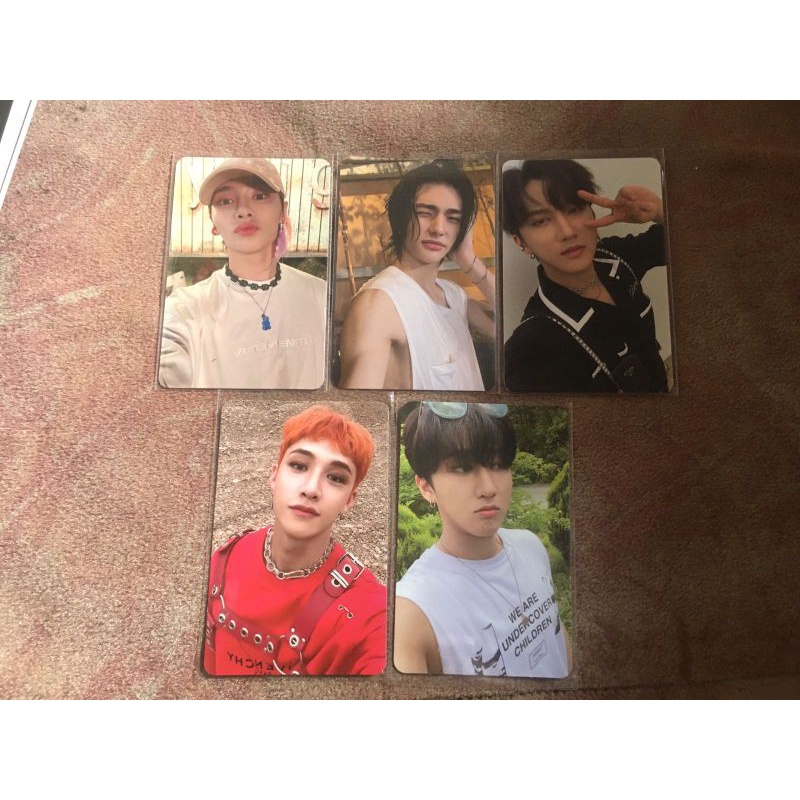 Photocard official Stray Kids Noeasy bangchan hyunjin i.n changbin