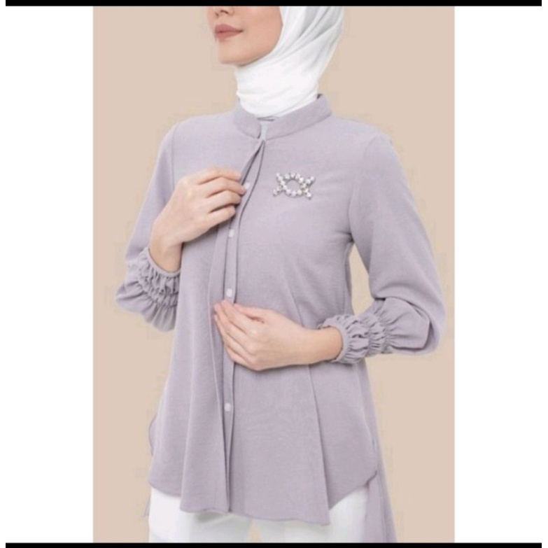 Aurora blouse in Dove size M by wearing klamby