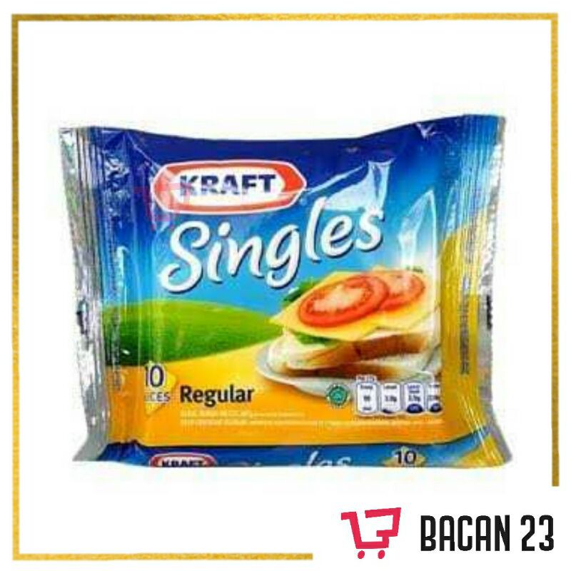 Keju Kraft Singles ( 167gr ) / Keju Slice Cheddar / Bacan 23 - Bacan23