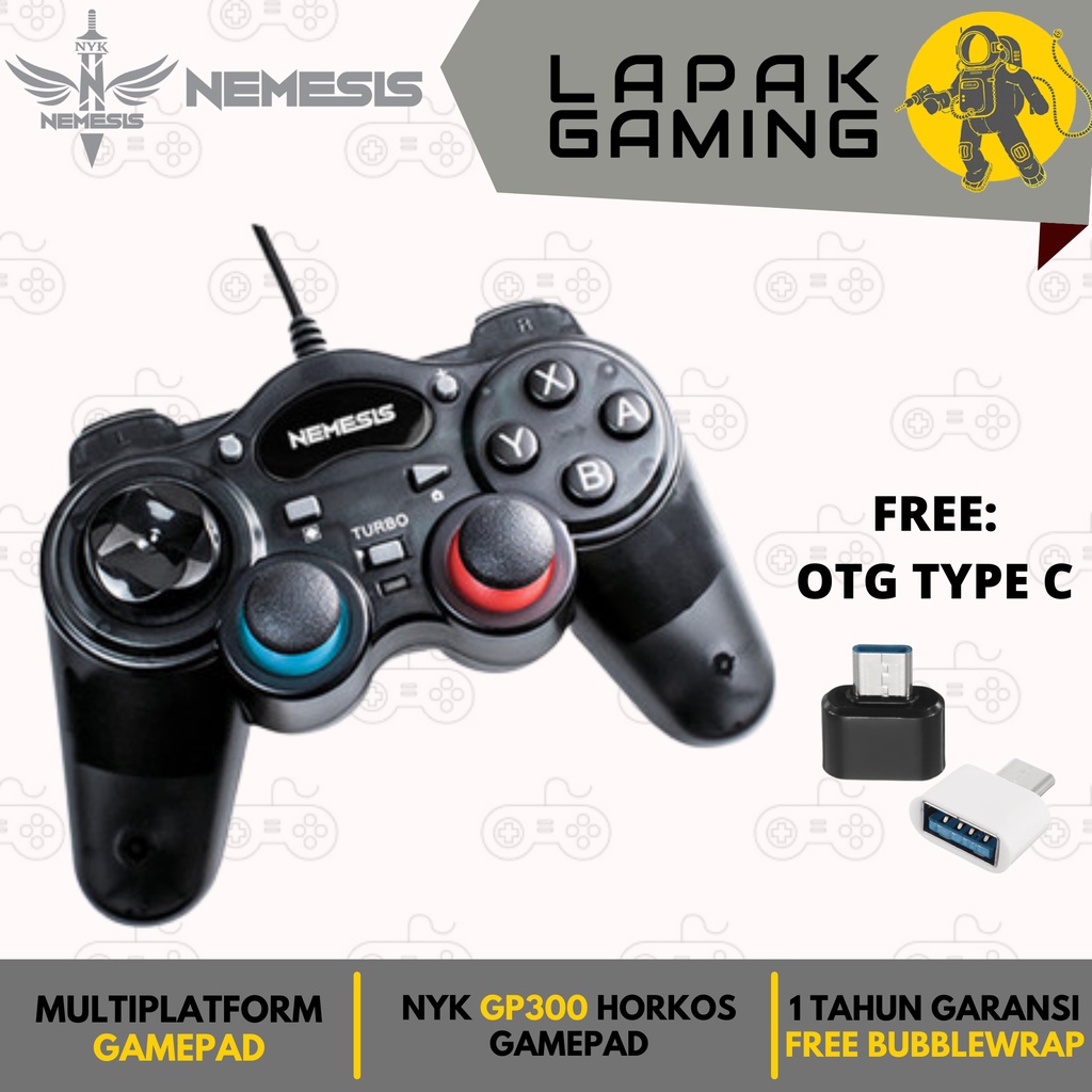 NYK Nemesis GP300 / GP-300 Horkos Multiplatform Gamepad Controller Joystick