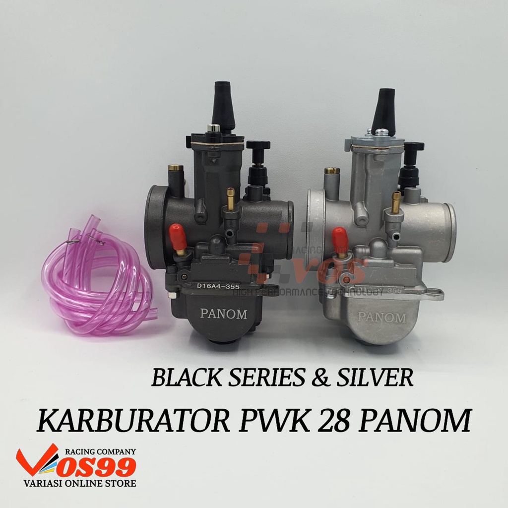 KARBURATOR KARBU PANOM PWK 28 BLACK SERIES &amp; SILVER GAMPANG DISETTING