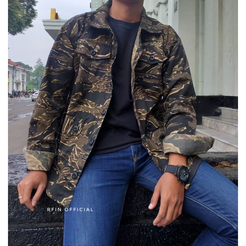 FIELD JACKET SEMI PARKA CAMO TIGER