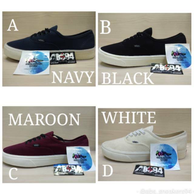 Sepatu Pria Vans, sepatu vans pria, vans premium, Vans Authentic Premium