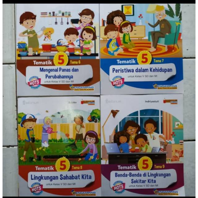 Tematik SD Kelas 5 Semester 2 Tema 6 7 8 9 Kurikulum 2013 Revisi HOTS Platinum Tiga Serangkai