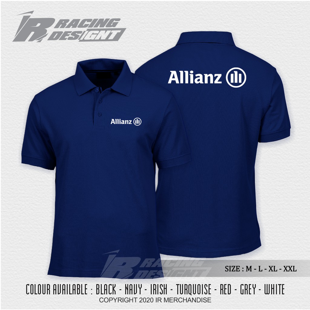 Poloshirt / Kaos Kerah Polo Allianz Asuransi Terbaru Kualitas Distro -IR Merch