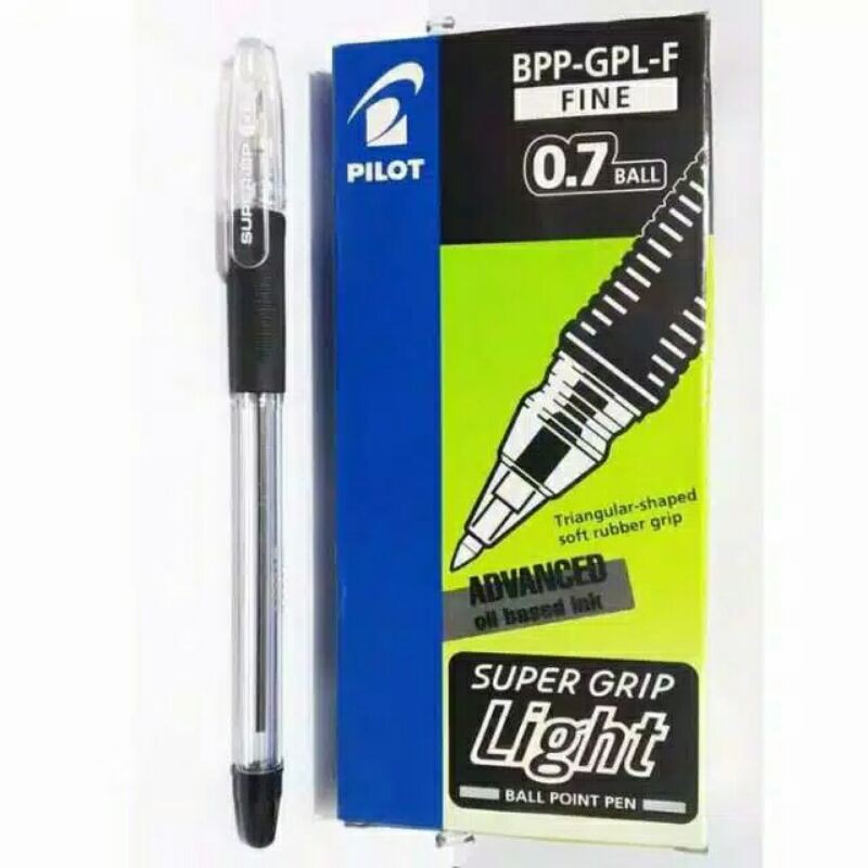 

Lusin Pulpen Pilot BPP-GPL-F Super Grip Light 0.7mm Per Lusin 12 Pcs