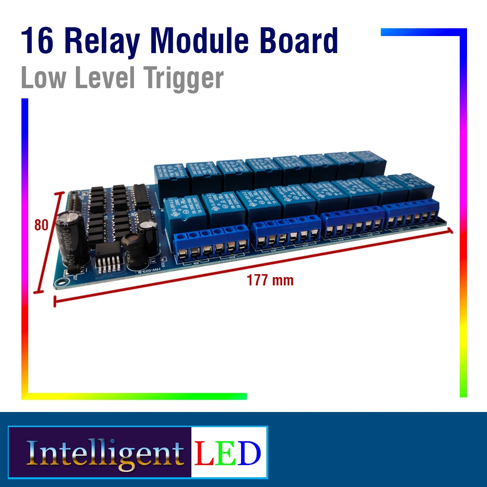 Low Level Trigger 16 Relay Module Board