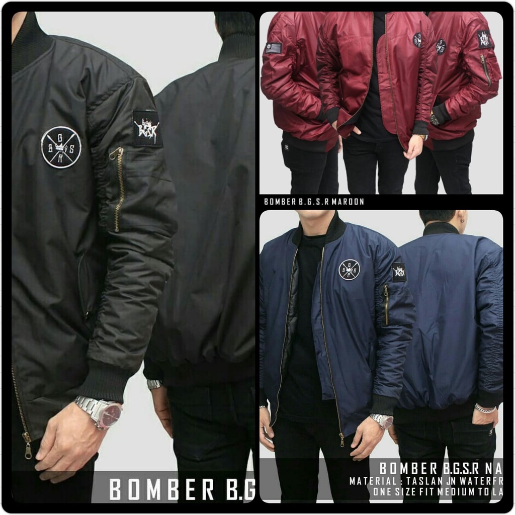 Jaket bomber Pria Wanita 2 In 1