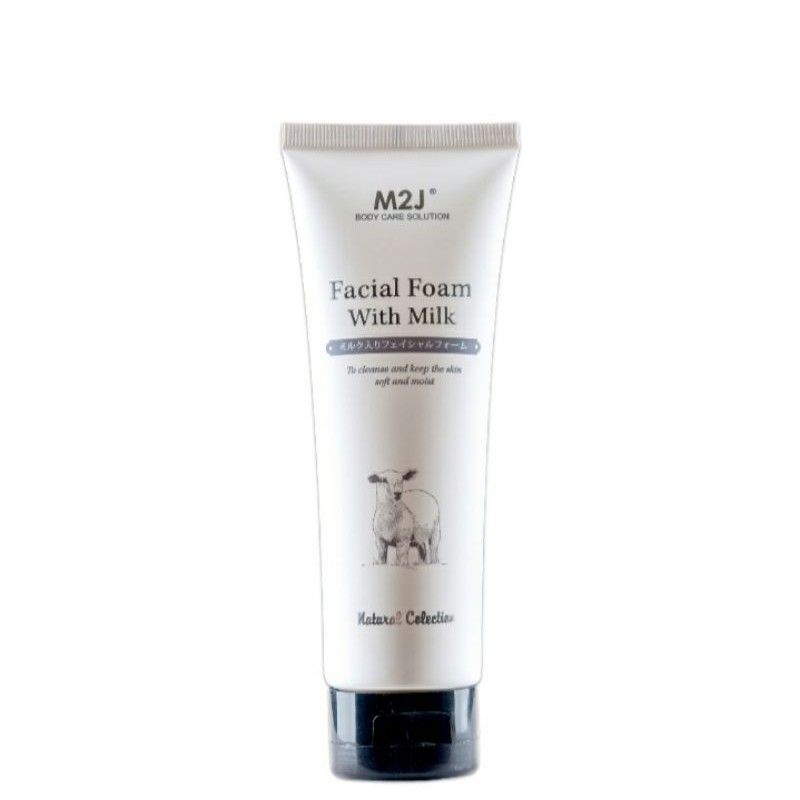 M2J facial foam with milk