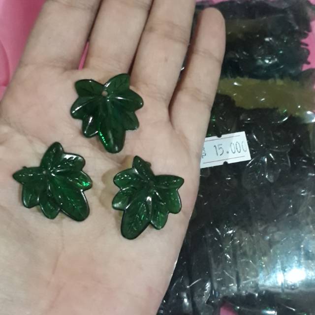 Akrilik daun anggur bahan diy/hndmade *zarizti*