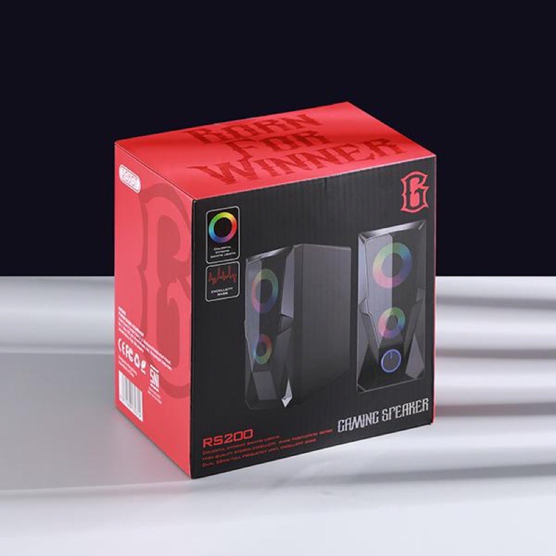 PROMO SPEAKER GAMEN KOMPUTER RS200 2in1 original