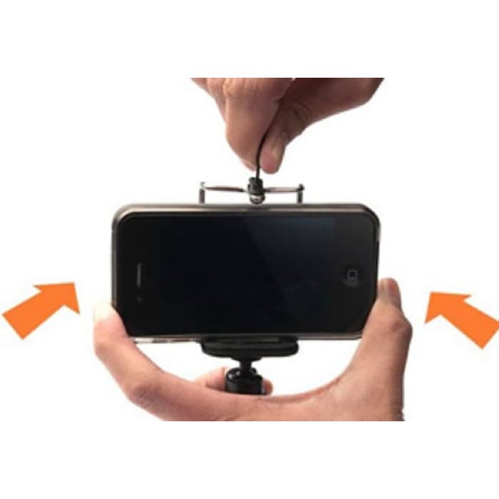 Universal Clamp U Holder smartphone Penjepit tongsis monopod Handphone Uholder HP Pengapit Jepit