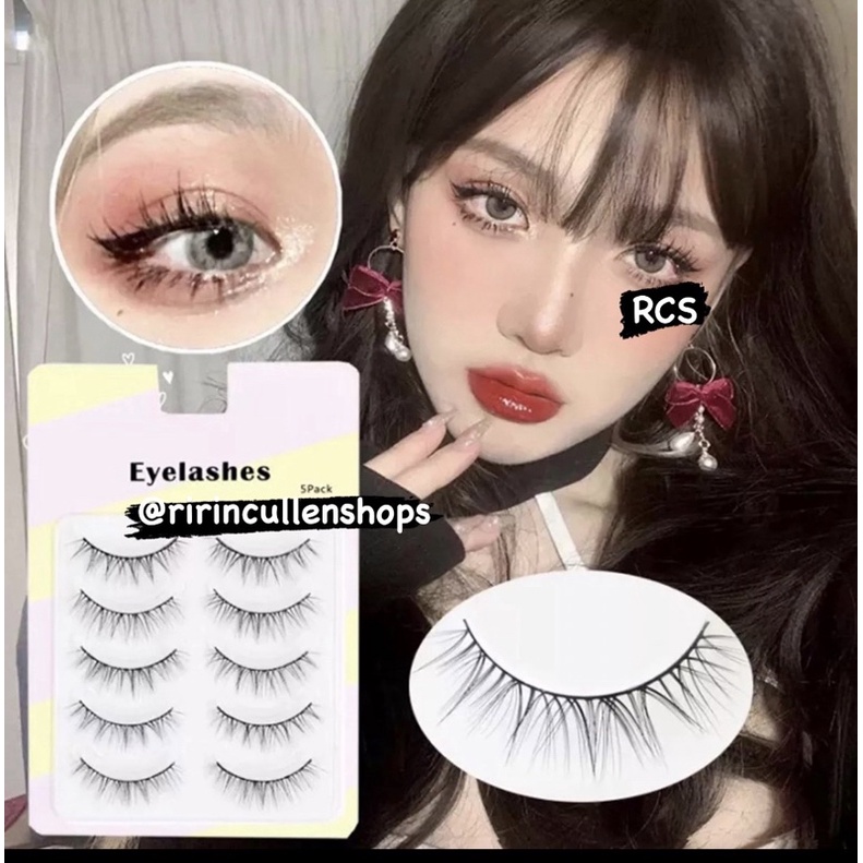 RCS ✅ Bulu mata palsu DOUYIN eyelash bulu mata palsu fairy bulu mata palsu comic fairy lashes