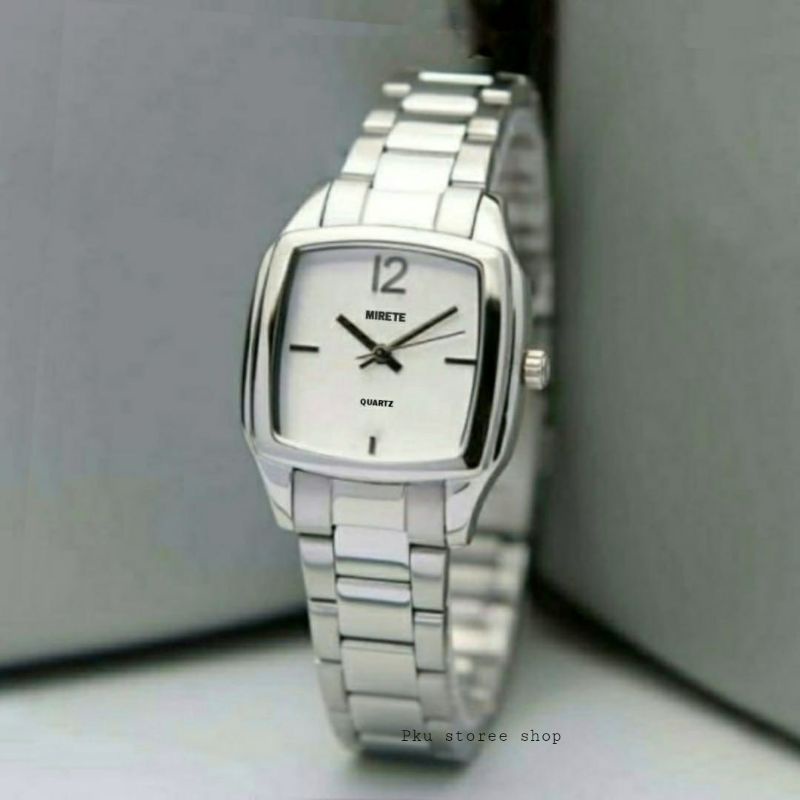 JAM TANGAN FASHION WANITA RANTAI STAINLIS ANTI KARAT MIRETE ORIGINAL WATER RESIST JAM TANGAN CEWEK TAHAN AIR/ FASHION SPORTY JAM TANGAN CEWEK ELEGAN JAM TANGAN WANITA MIRETE JAM TANGAN WANITA TAHAN AIR RANTAI BESI COD BAYAR DI TEMPAT JAM TANGAN CEWEK