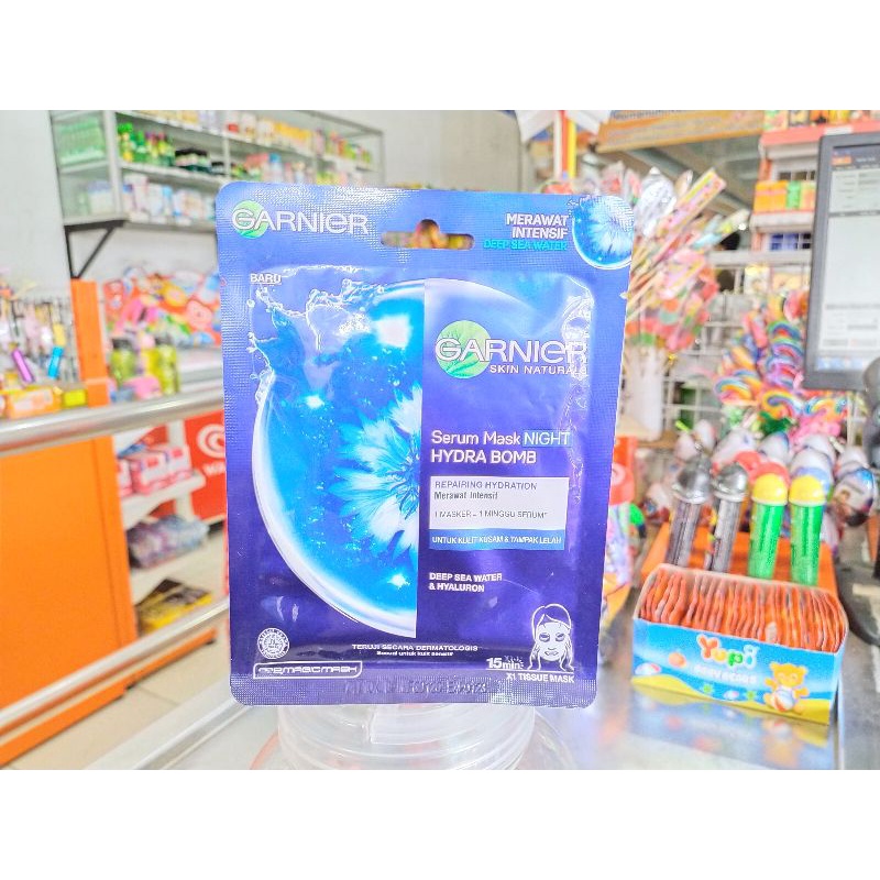 GARNIER SERUM MASK NIGHT HYDRABOMB