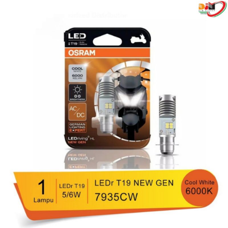 LAMPU DEPAN LED T19 OSRAM NEW BEAT FI-VARIO 125