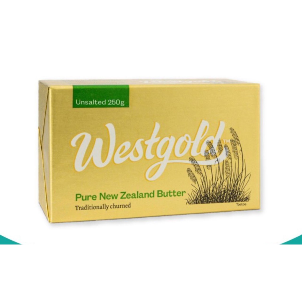 Westgold Unsalted Butter 250gr - Unsalted Gosend Grab Only