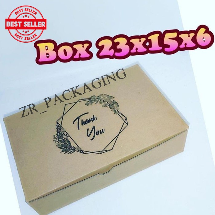 

dus/packing/kue/murah/tebal/hampers/kotak kado/polos/souvenir/box 23x15x6